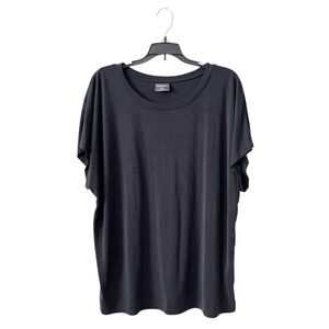 32 Degree Cool Top Women's Size XL Black Crewneck Dolman Short Sleeve Modal Soft